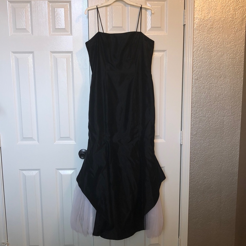 Black Mermaid Style Prom Dress